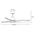 Scorpion DC 1066mm 3 ABS Blade WIFI & Remote Control Ceiling Fan Only Matt Black