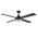 Link 1220mm 4 Blade Ceiling Fan with 15w LED Tricolour Light Matt Black