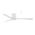 Metro DC Close to Ceiling 3 ABS Blade 1320mm Hugger  WIFI & Remote Control Ceiling Fan with Variable Dim 16w CCT LED Light Matt White
