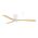 Metro DC Close to Ceiling 3 ABS Blade 1320mm Hugger  WIFI & Remote Control Ceiling Fan with Variable Dim 16w CCT LED Light White/Oak