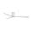 Metro DC Close to Ceiling 3 ABS Blade 1320mm Hugger  WIFI & Remote Control Ceiling Fan Matt White