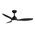 Elite DC 1220mm 3 ABS Blade WIFI & Remote Control Ceiling Fan with Variable Dim 18w CCT LED Light Matt Black
