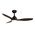 Elite DC 1220mm 3 ABS Blade WIFI & Remote Control Ceiling Fan with Variable Dim 18w CCT LED Light Matt Black/Walnut