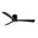 Fresno DC Close to Ceiling 3 ABS Blade 1320mm Hugger WIFI & Remote Control Ceiling Fan Matt Black