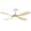 Hampton DC 1320mm 4 ABS Blade WIFI & Remote Control Ceiling Fan with Variable Dim 18w CCT LED Light Matt White/Oak