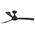 Norfolk DC 1220mm 3 Timber Blade  WIFI & Remote Control Ceiling Fan Only Matt Black/Walnut