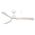 Norfolk DC 1480mm 3 Timber Blade WIFI & Remote Control Ceiling Fan with Variable Dim 18w CCT LED Light  Matt White/Whitewash