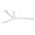 Norfolk DC 1480mm 3 Timber Blade WIFI & Remote Control Ceiling Fan Only Matt White/Whitewash
