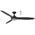 Newport 1420mm 3 ABS Blade DC Remote Control Ceiling Fan with 18w LED Light Tricolour Matt Black/Matt Black