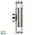 Highlite Titanium Aluminium TRI Colour Up & Down Wall Pillar Lights