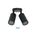 Double Adjustable Spot Black