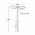 Long Garden Spike 1m Black Two Heads