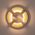 Viale Brass TRI Colour LED Four Way Driveway Light