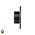 Halo Black RGBW LED Wall Light