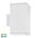 Porter Square White Up & Down LED Wall Light