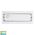 Lisse White Up & Down LED Wall Light