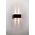 Versa Black Square Up & Down Wall Light
