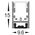 Shallow Square Aluminium Profile