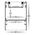 Deep Square Up & Down White Aluminium Profile