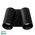 Revo Black Double Adjustable Wall Light