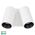 Revo White Double Adjustable Wall Light
