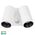 Revo White Double Adjustable Wall Light With Sensor