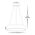 Nella 320mm White 30w Round Pendant