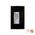 Wifi Single Gang Black with Gold Trim Wall Switch