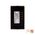 Wifi 2 Gang Black with Gold Trim Wall Switch