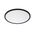 Fino 420mm LED Oyster Light 32w Tricolour Matt Black