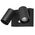 Capri LED Double Spot 2 x 9W Tricolour IP65 with PIR Sensor Exterior Matt Black
