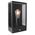 Vancouver E27 Flush Wall Exterior with PIR Sensor Matt Black