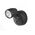 Bandit LED Flood Light Outdoor IP54 Single Spot 12W Tricolour Matt Black