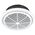 Brilliant White Whisper High-Velocity ø235mm Exhaust Fan