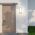 Brilliant Black Rectangle Bolton LED Exterior Wall Light