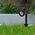 Brilliant Black Pinnacle LED Garden Spotlight