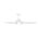 Brilliant White Vector 52” AC Ceiling Fan with Ezy-Fit ABS Blades