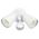 Brilliant White Hunter Trio Twin Floodlight with Sensor