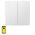 Brilliant White 2 Gang Smart kinetic RF Dimmer Switch