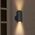 Brilliant Charcoal Glenelg LED Exterior Up/Down Wall Light