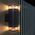 Brilliant Charcoal Glenelg-Ambient LED Exterior Up/Down Wall Light