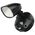 Brilliant Black Shielder LED Single Light Floodlight