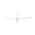 Brilliant White Aluminium Airmotion 48'' AC Ceiling Fan