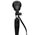 Brilliant Smart Black Botanic 3W Warm White LED Garden Spotlight
