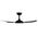 Brilliant Matt Black Amari Series II  52'' DC 4-Blade Ceiling Fan with Light