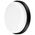 Brilliant Black Welby LED Round Bunker Light