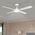 Brilliant White Tempest ABS DC LED Ceiling Fan Light kit