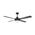 Brilliant Black Tempo Plus 48'' AC 4-Blade Ceiling Fan with Light