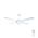 Brilliant White Tempo Plus 52'' AC Ceiling Fan with Light and Remote
