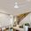Brilliant White Vector-III 48’’ AC Ceiling Fan with CCT LED Light
